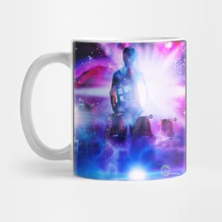 Time and space the 10th Doctor and Daleks Mug